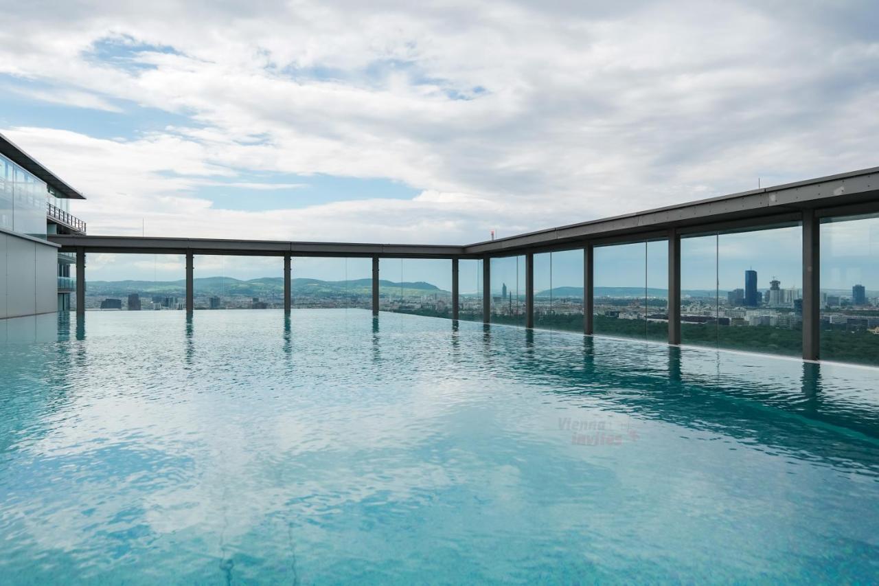 Triiiple 7Heaven - Amazing View On Top Floor With Rooftop Pool Vienna Exterior photo
