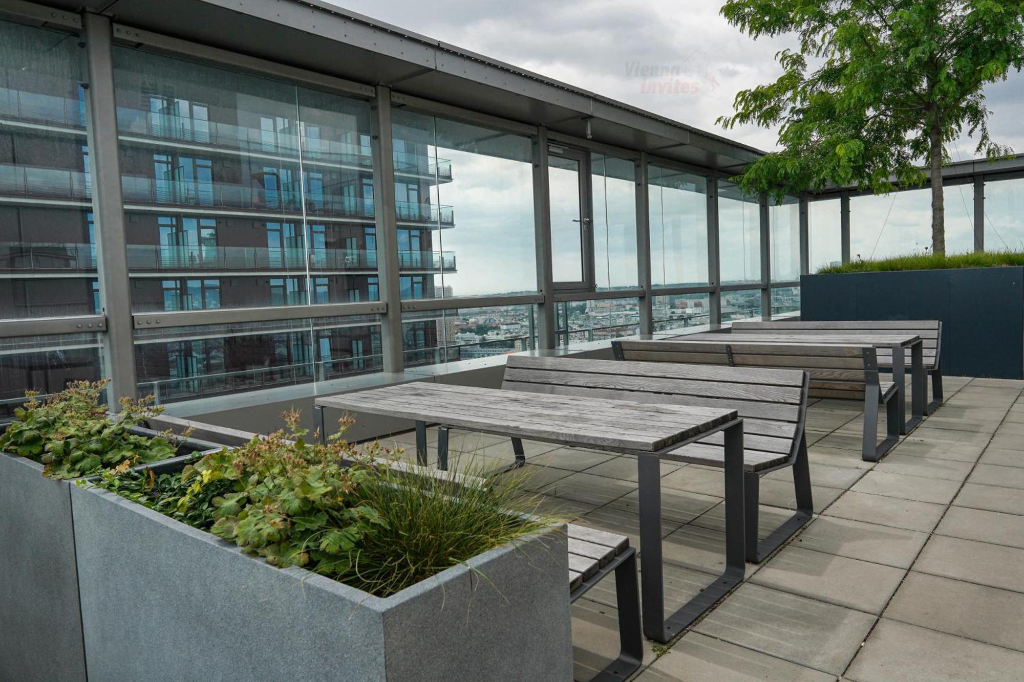 Triiiple 7Heaven - Amazing View On Top Floor With Rooftop Pool Vienna Exterior photo