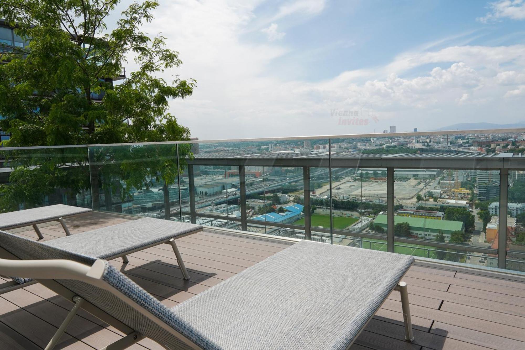 Triiiple 7Heaven - Amazing View On Top Floor With Rooftop Pool Vienna Exterior photo
