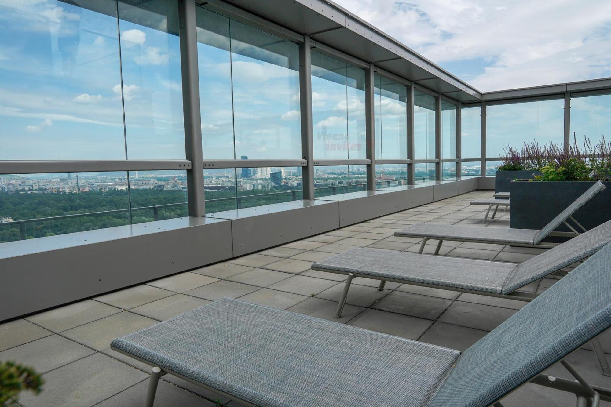 Triiiple 7Heaven - Amazing View On Top Floor With Rooftop Pool Vienna Exterior photo