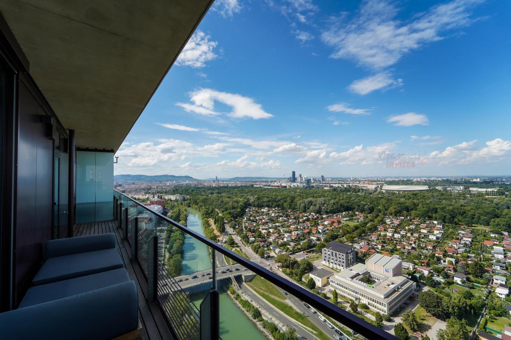 Triiiple 7Heaven - Amazing View On Top Floor With Rooftop Pool Vienna Exterior photo